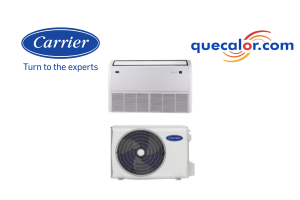 Pisotecho Inverter Heat Pump, Modelo:53INQ363A32-PT  3 TR Frio/Calor , Voltaje 220/1/60, 18 SEER, R32, Marca: Carrier